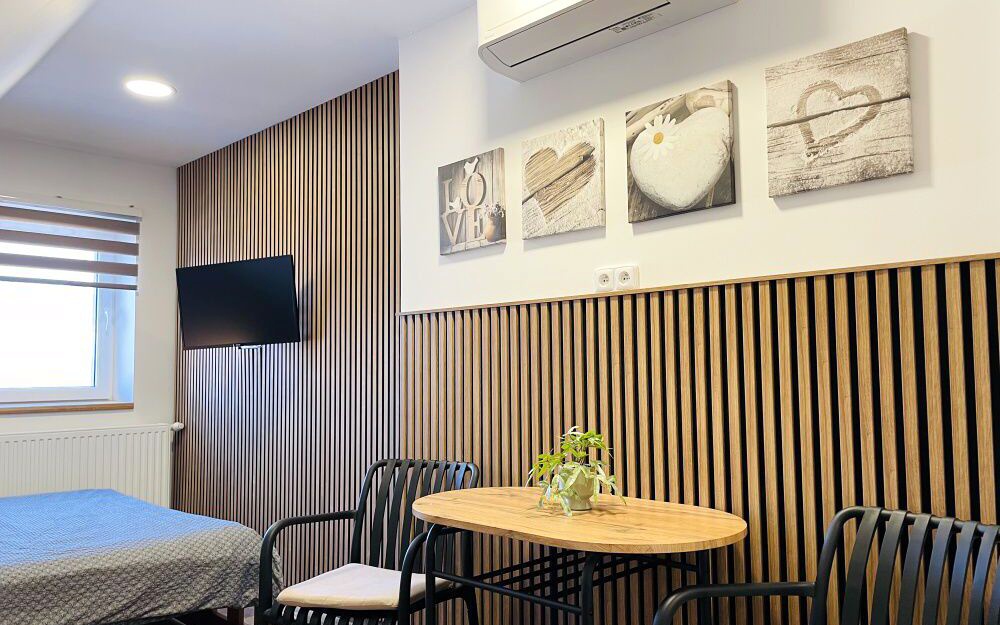 Podkrovní třílůžkové pokoje